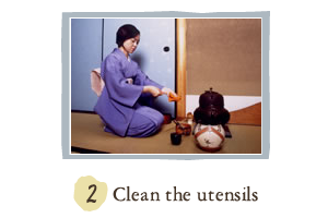 2. Clean the utensils