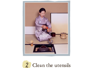 2. Clean the utensils